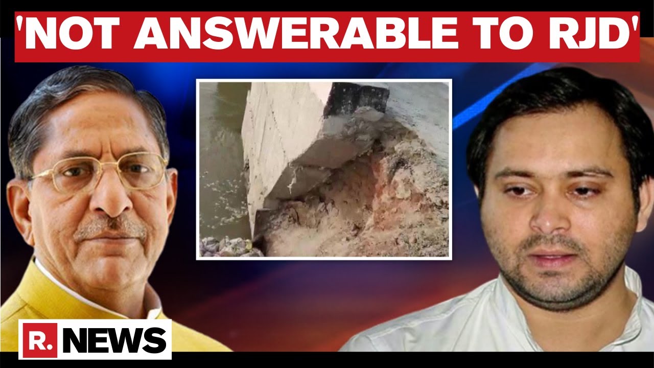 'RJD Family Drowning In Corruption': Bihar Road Min Dismisses Bridge Collapse Criticism