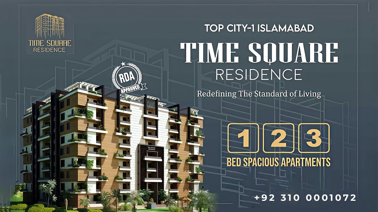 Time Square Residence | 1, 2 & 3 Bedroom Ready to Move Luxury Apartments in Top City-1