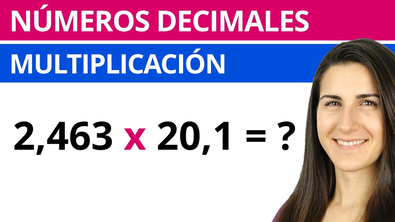 MULTIPLICACIÓN de Números DECIMALES 🔢
