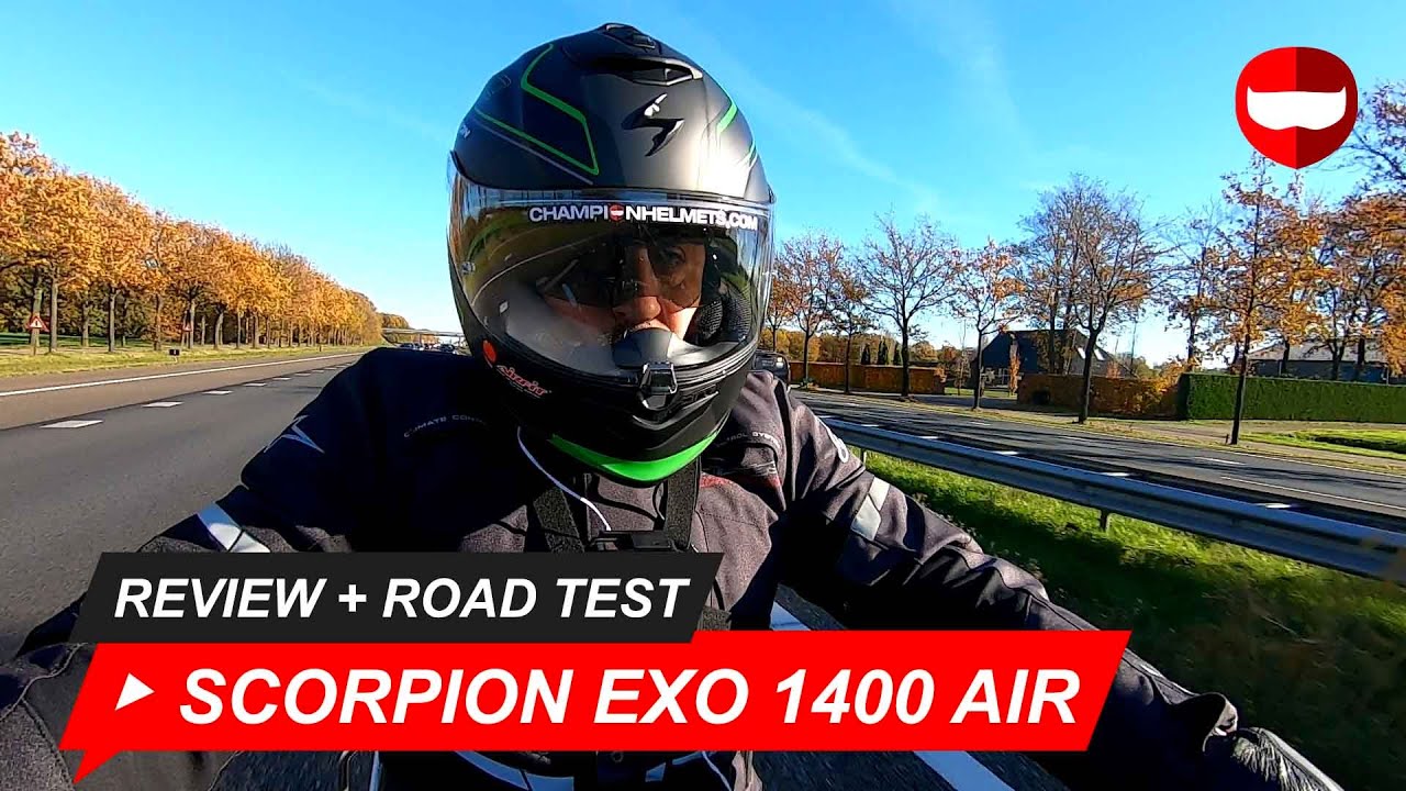 Socrpion EXO 1400 Air Шлем обзор и Дорожный Тест - ChampionHelmets.com