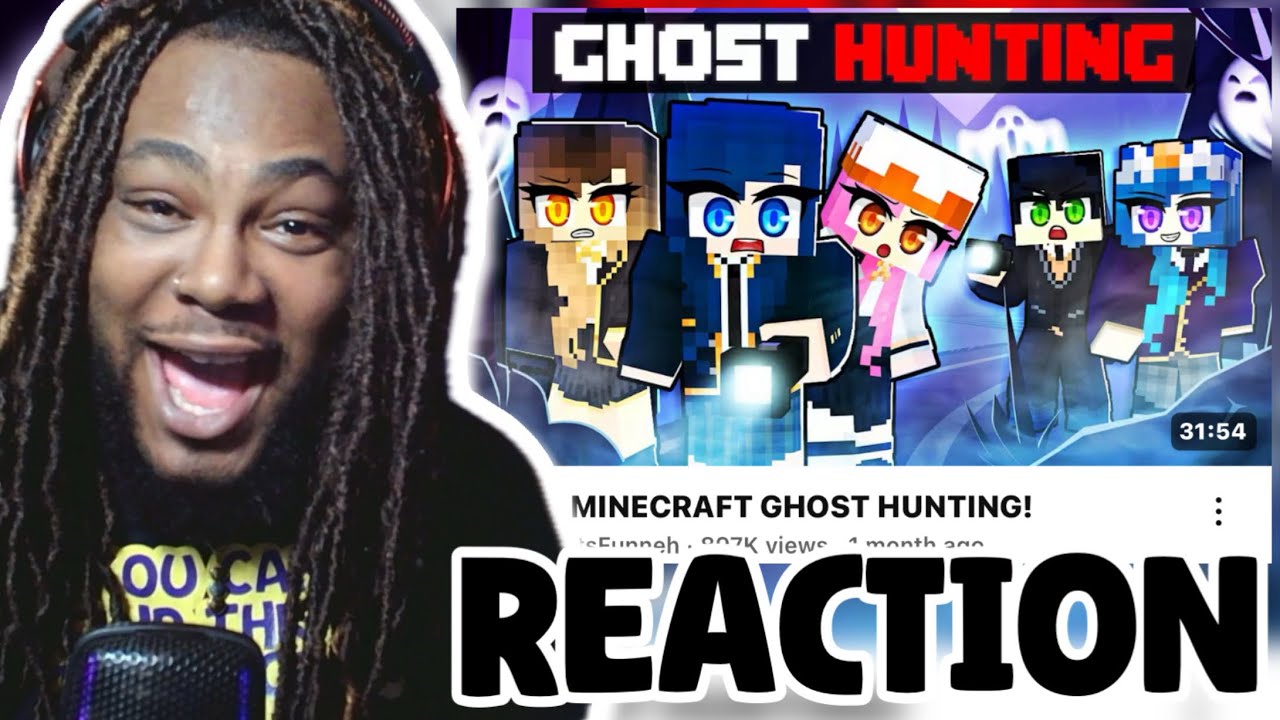 I DIDN’T KNOW THIS WAS A THING! ITSFUNNEH - MINECRAFT GHOST HUNTING! | REACTION