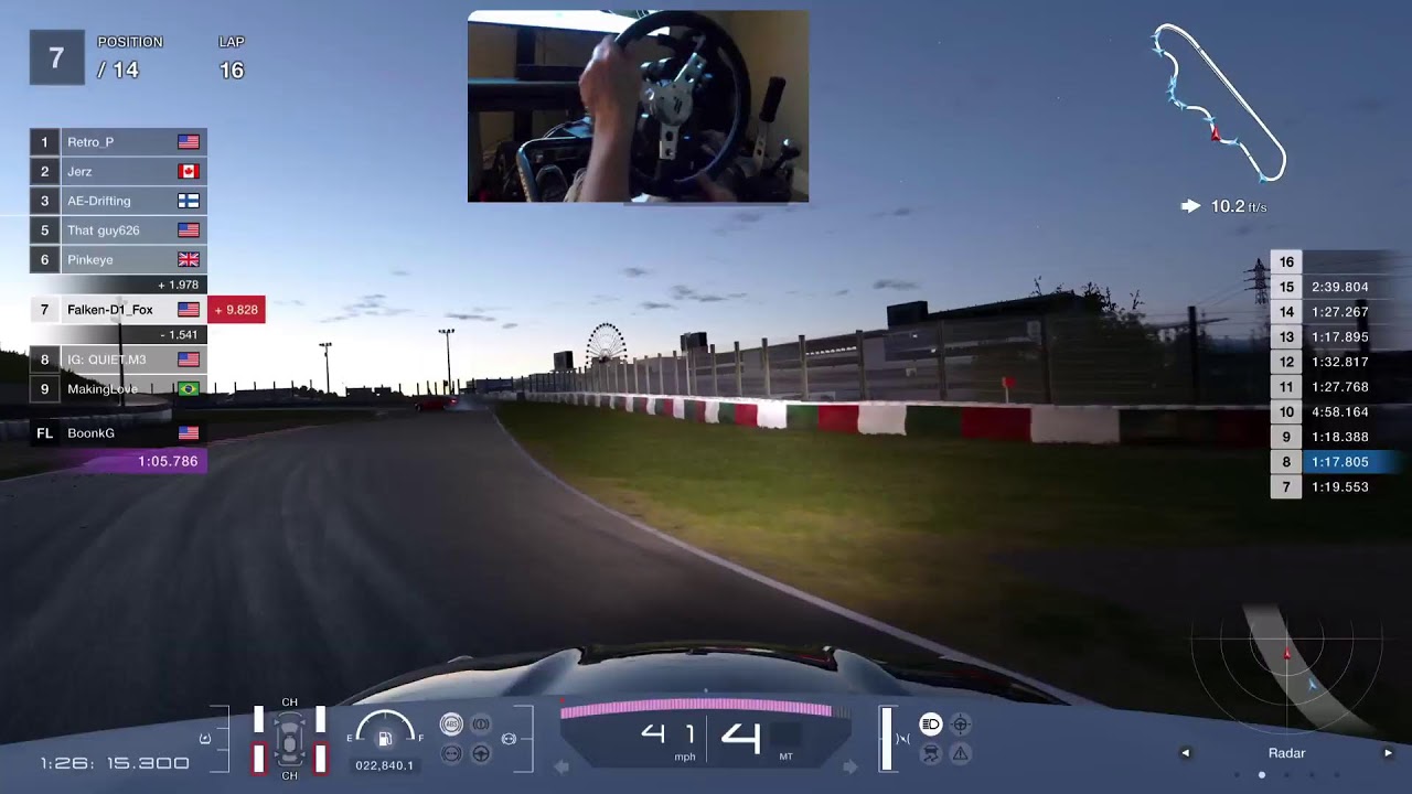 GT7 Team Falken Drift Fanetec GT DD Pro Gameplay