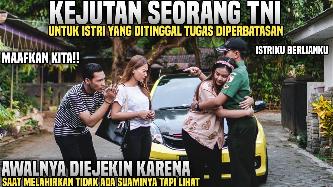 KISAH SEDIH KEJUTAN SEORANG TNI HAMPIR 1 TAHUN TIDAK BERTEMU ISTRI & ANANKNYA!! Bikin nangis terharu