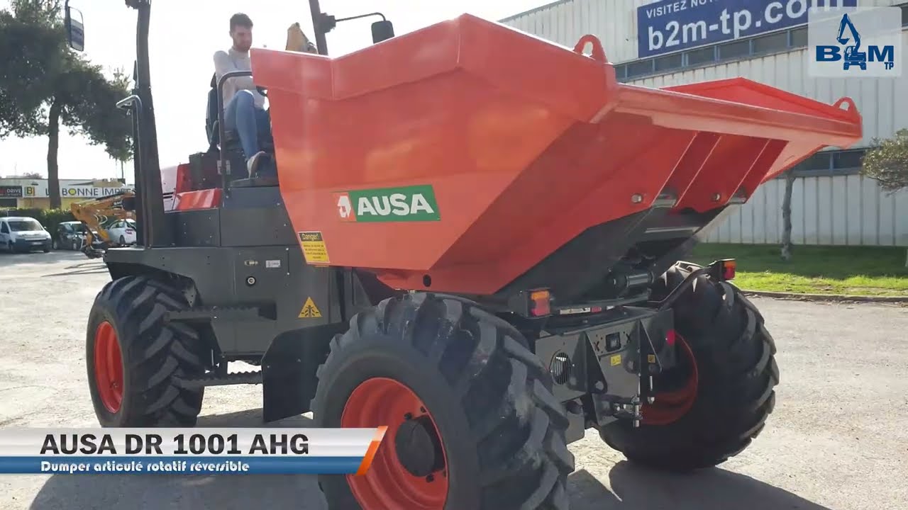 AUSA DR 1001 AHG - Le dumper articulé réversible  | B2M TP