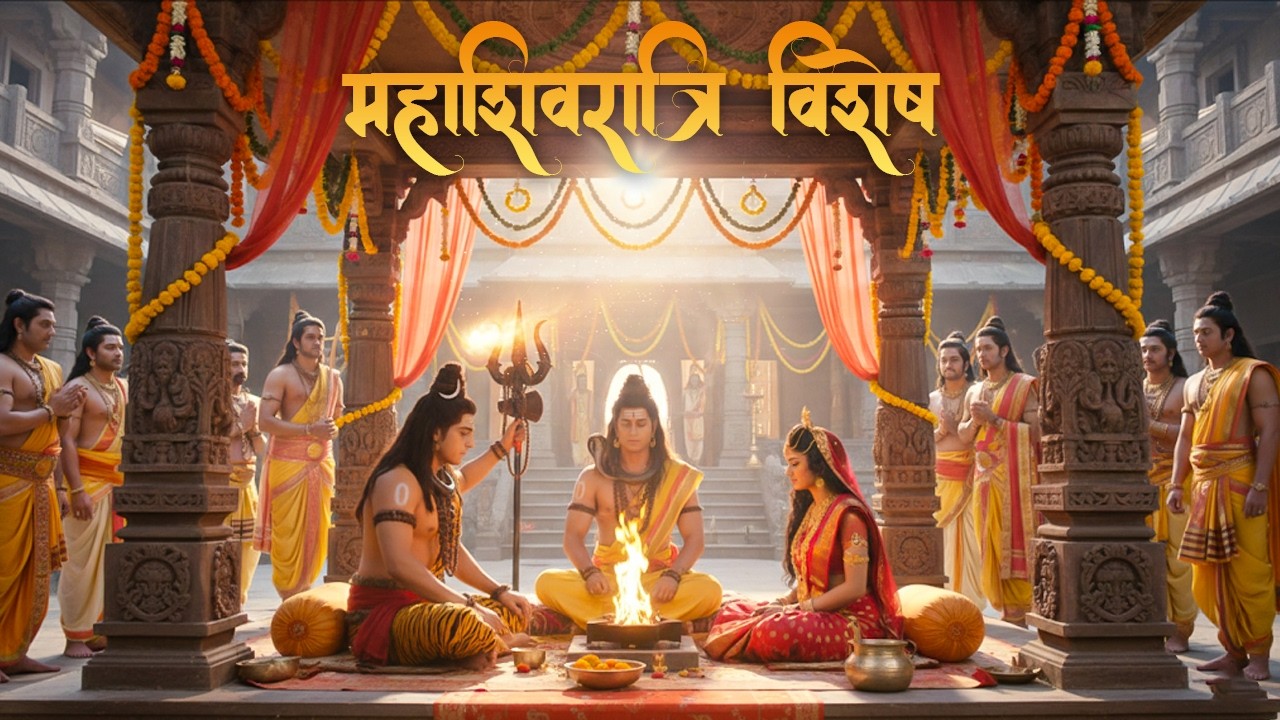 महाशिवरात्री विशेष | महादेव और माता पार्वती का दिव्य विवाह समारोह | Mahabali Hanuman | #mahadev
