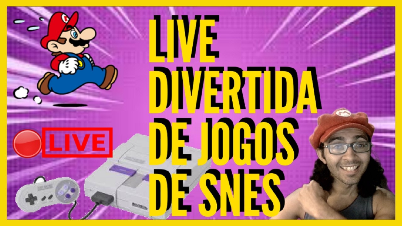 Mario Kaizo Retro e Nostalgia de Snes ao VIVO clássico dos anos 90!