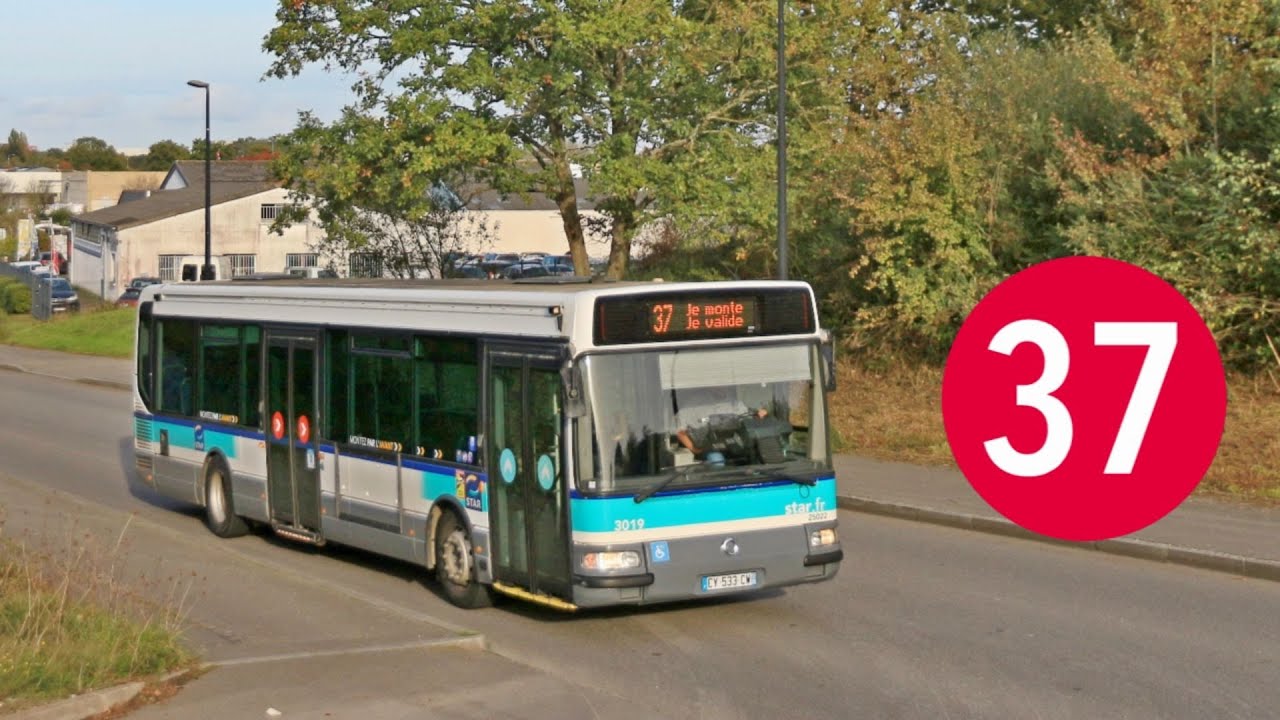 [Tranny ZF] Irisbus Agora Line N°3019 - Ligne 37 - Réseau STAR - Rennes