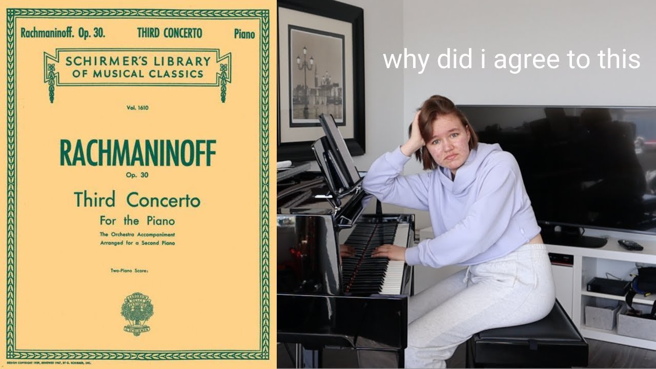 learning the first movement of rachmaninoff's third piano concerto | PRACTICE VLOG