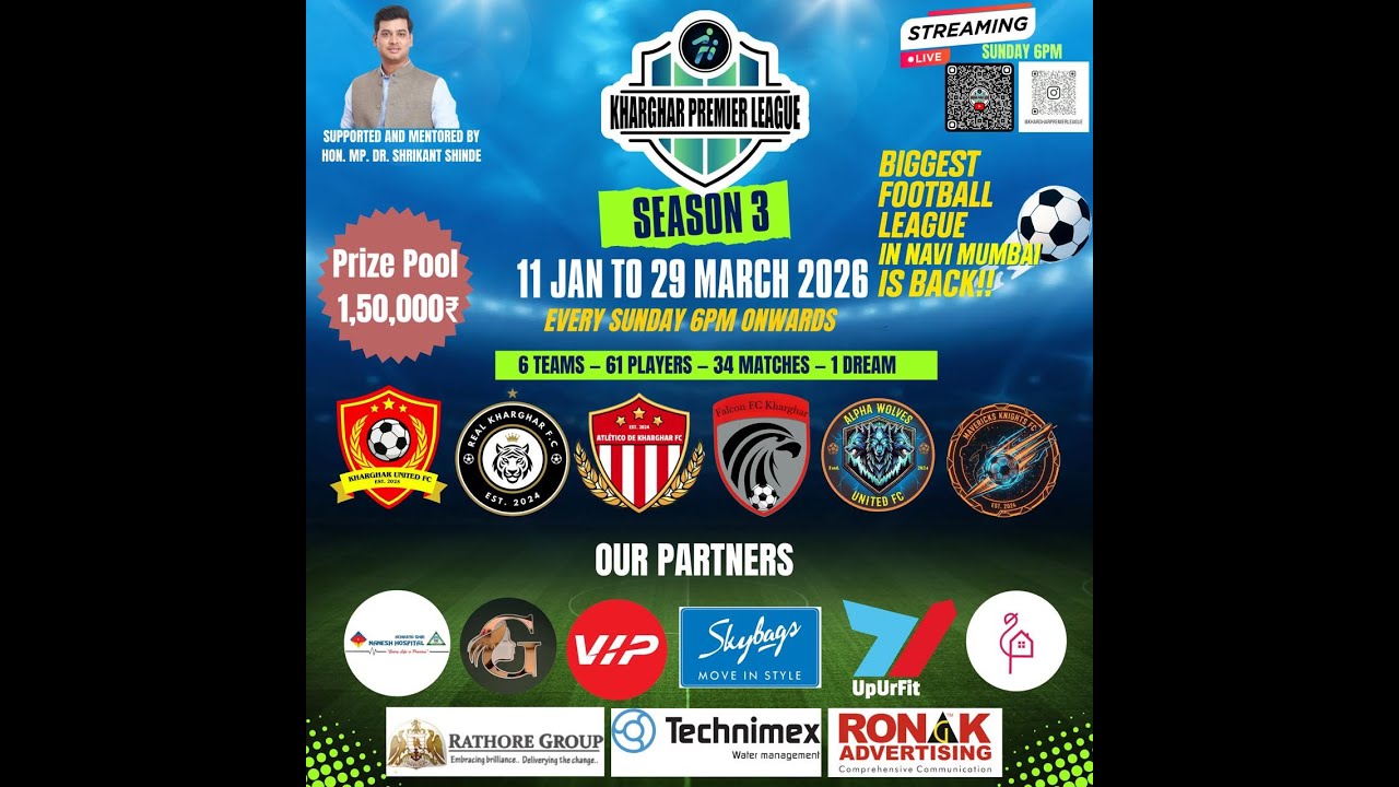 KHARGHAR PREMIER LEAGUE SEASON 03 || Day 06 ||