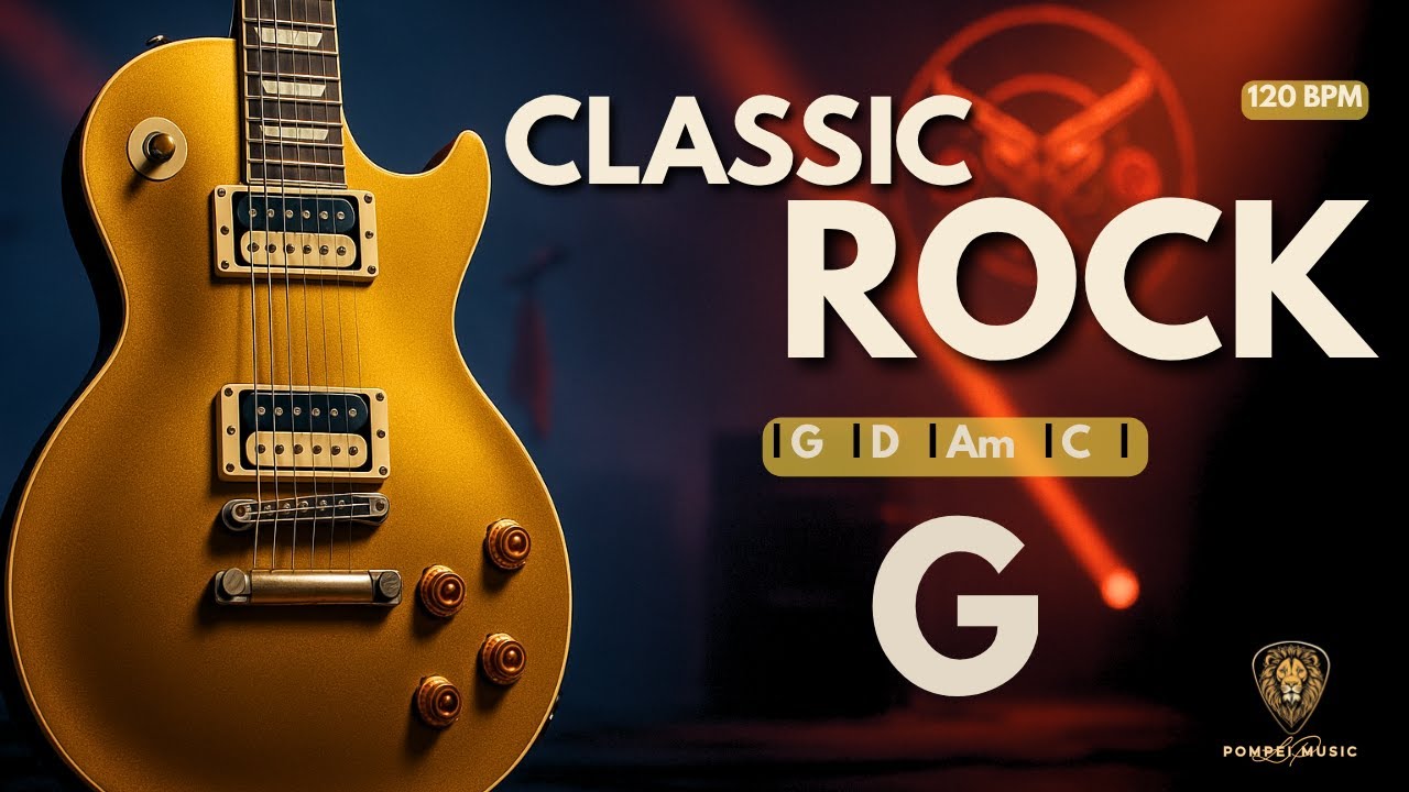 CLASSIC ROCK Backing Track | G Major 120 BPM | Guns N&rsquo; Roses Style