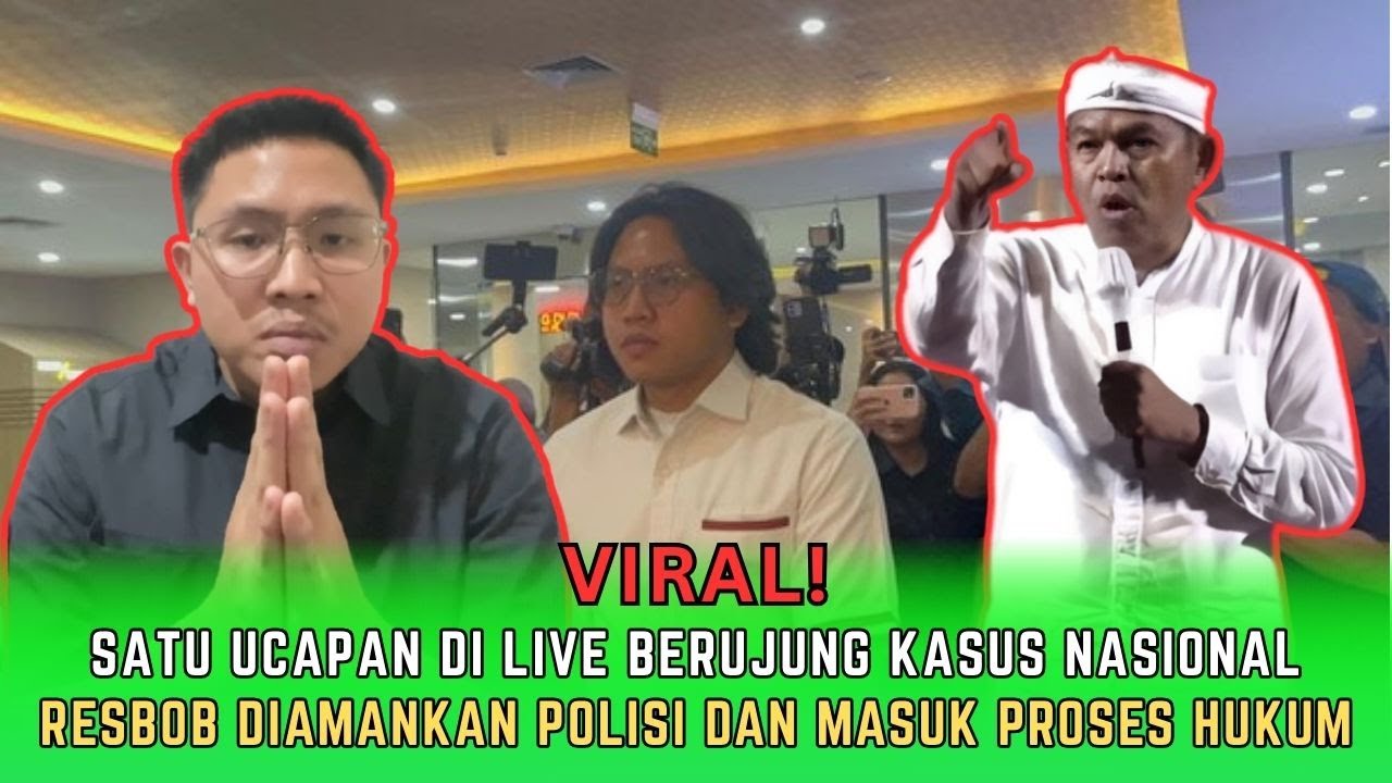 VIRAL ! Resbob Menghina Suku Sunda di Live Streaming, Berujung Kasus Nasional & Proses Hukum!