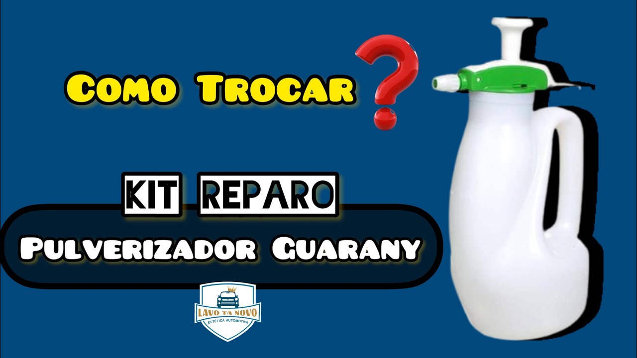 Troca do kit Reparo PULVERIZADOR GUARANY