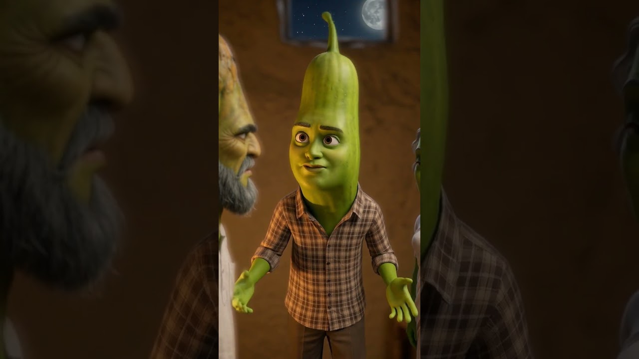 😂🥒 লাউ ঢেঁড়সের নিষিদ্ধ প্রেম! বিয়ের জন্য বাবার সাথে ঝগড়া | Lao Dherosh Prem Kahini Part 2 #part2