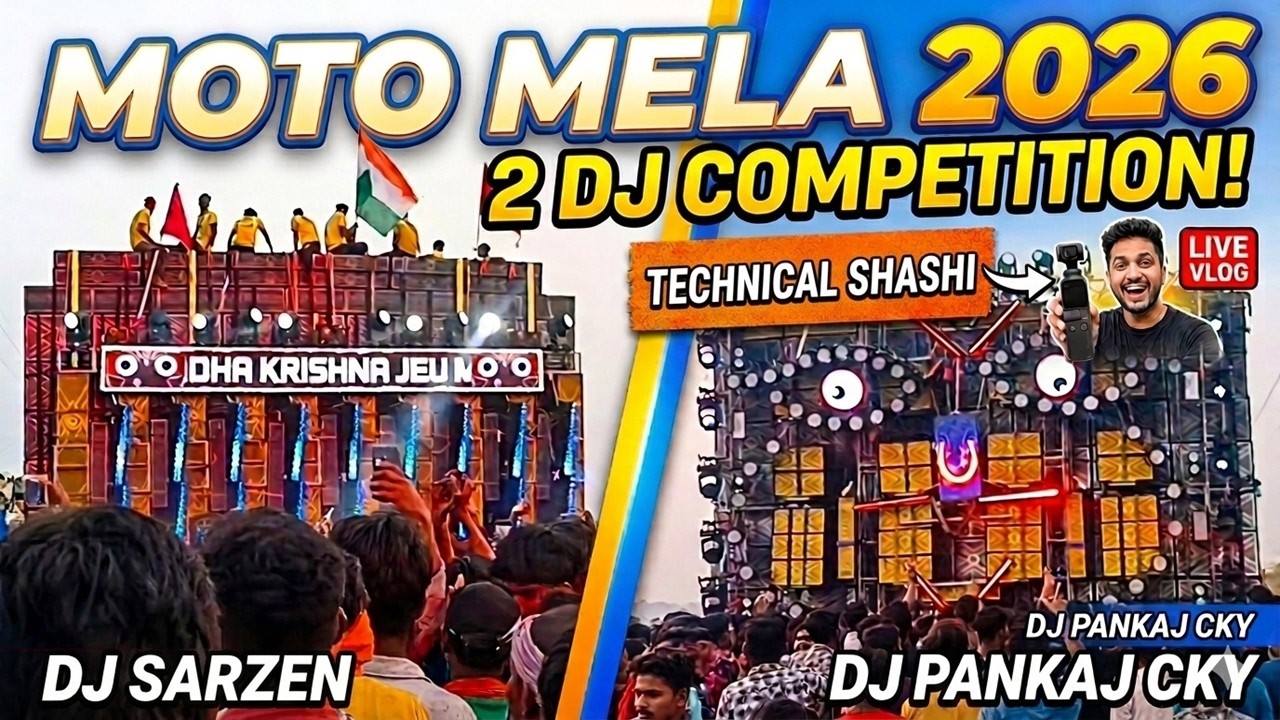 Dj sarzen vs Dj pankaj motto mela 2026 full competition video #djsarzen
