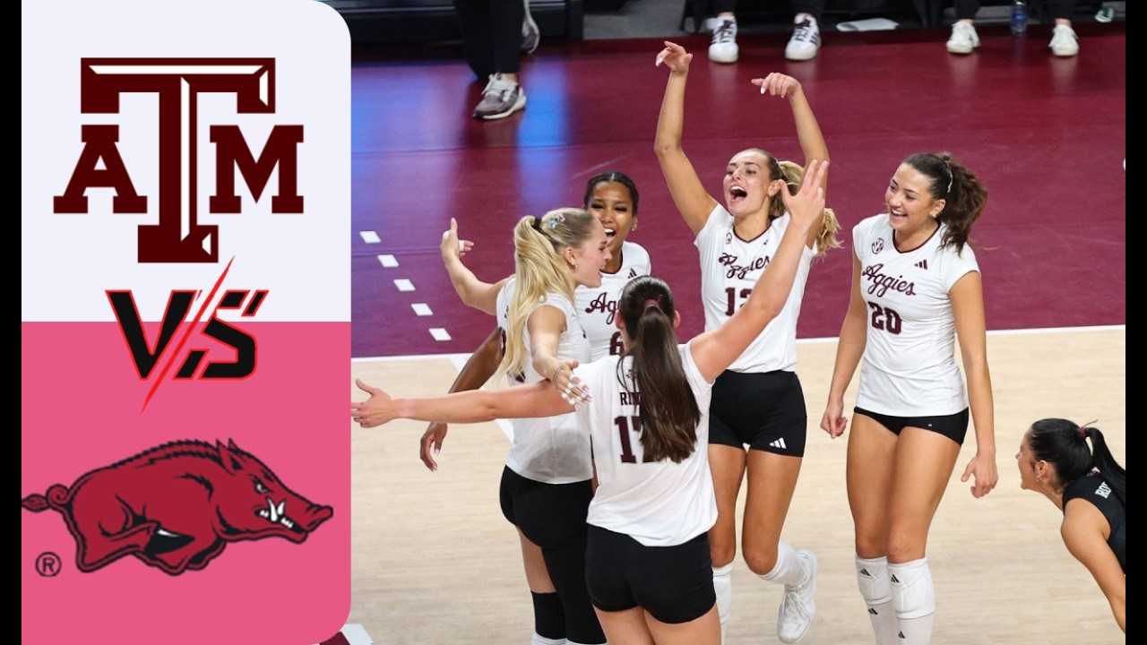 Texas A&M против Arkansas | ПОЛНЫЙ МАТЧ | 11 октября 2026 г. | Женский волейбол NCAA 2026