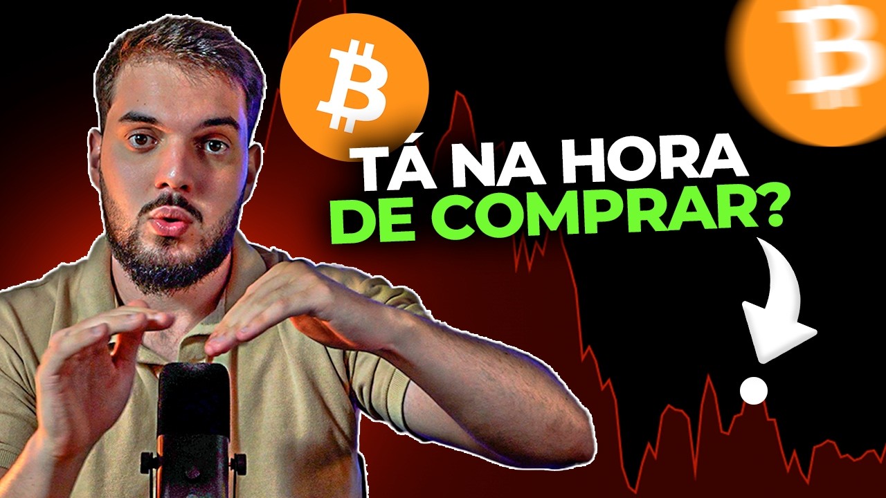 QUEDA ABSURDA DO BITCOIN! É HORA DE COMPRAR? *cuidado com isso*