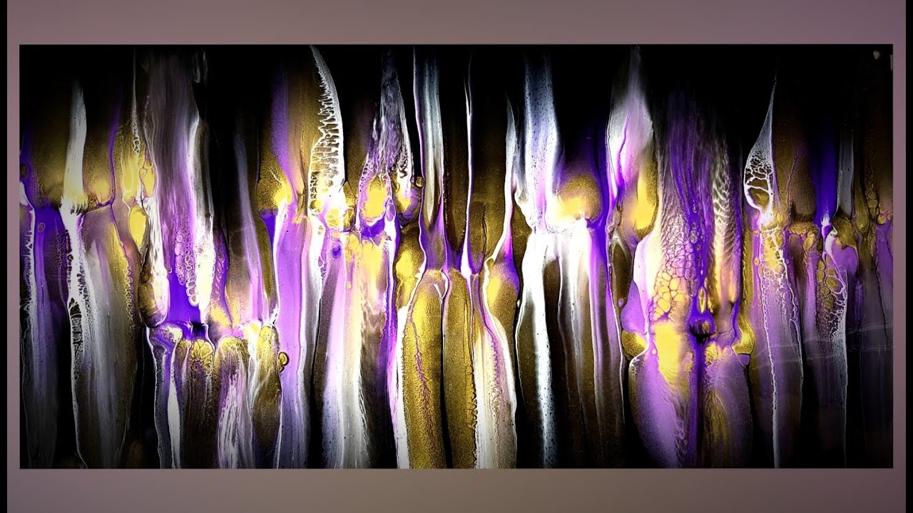 #855 Was NOT Expecting That! Gorgeous 'Staggered Swipe' In Purples And Gold