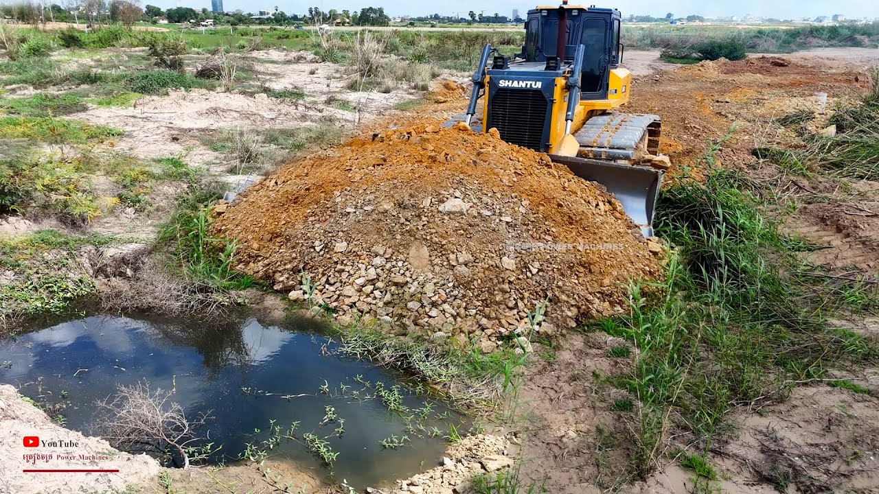 BEST New EVOLUTION Project Dozer Shantui CUTTING Slope And Trimming Land Of BUILD Quality New STREET