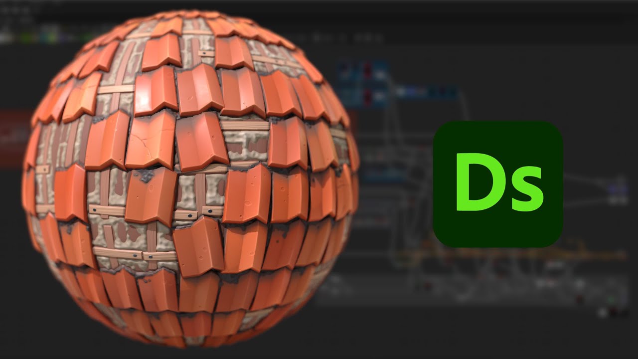 Fortnite Roof Tiles for UEFN | Substance Designer Timelapse