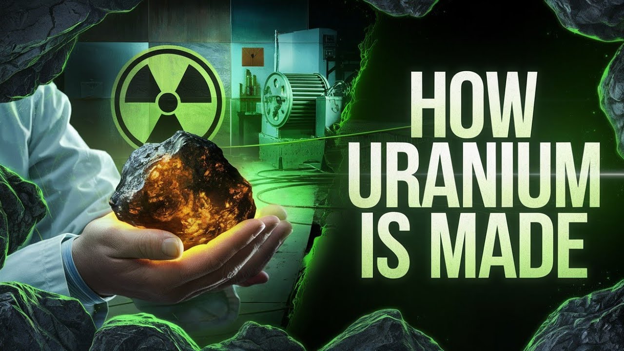 How Enriched Uranium is Made: From Mine to Reactor!#UraniumEnrichment #NuclearEnergy #HowItsMade