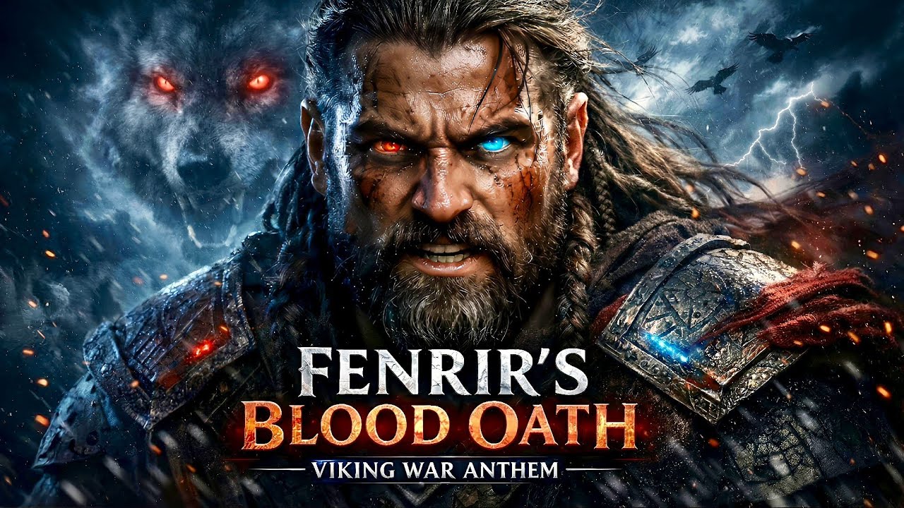 Fenrir’s Blood Oath | Epic Viking War Anthem | Norse Mythology Music