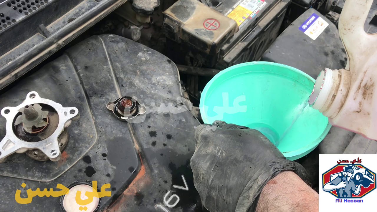 تبديل واتر بمب  النترا ،والسبب تابع الفيديو  Water pump elantra