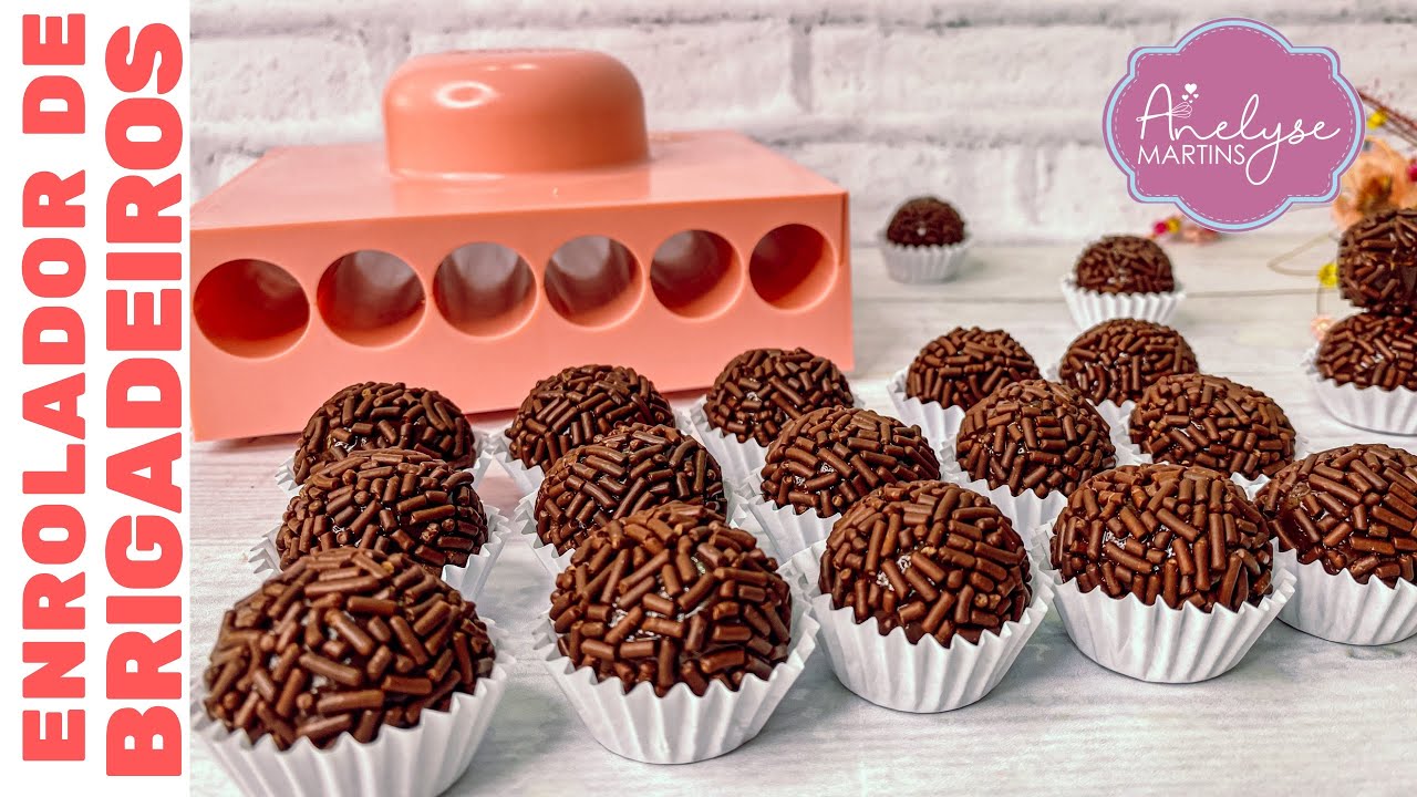 TESTEI O ENROLADOR DE BRIGADEIROS | VALE A PENA? Tudo sobre a máquina de porcionar e enrolar doces!
