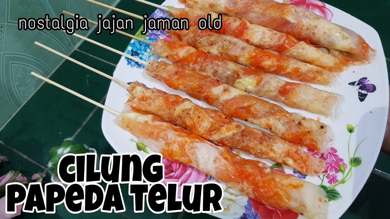 Cilung Papeda Telur Gulung || bahan dan bikinnya gampang anti gagal