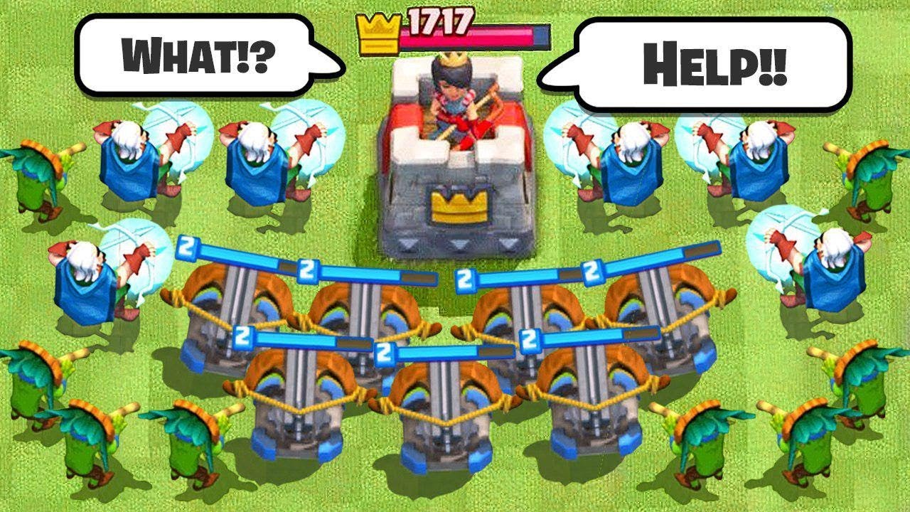 I USE A *LEGENDARY* RANGED DECK to win at Clash Royale!
