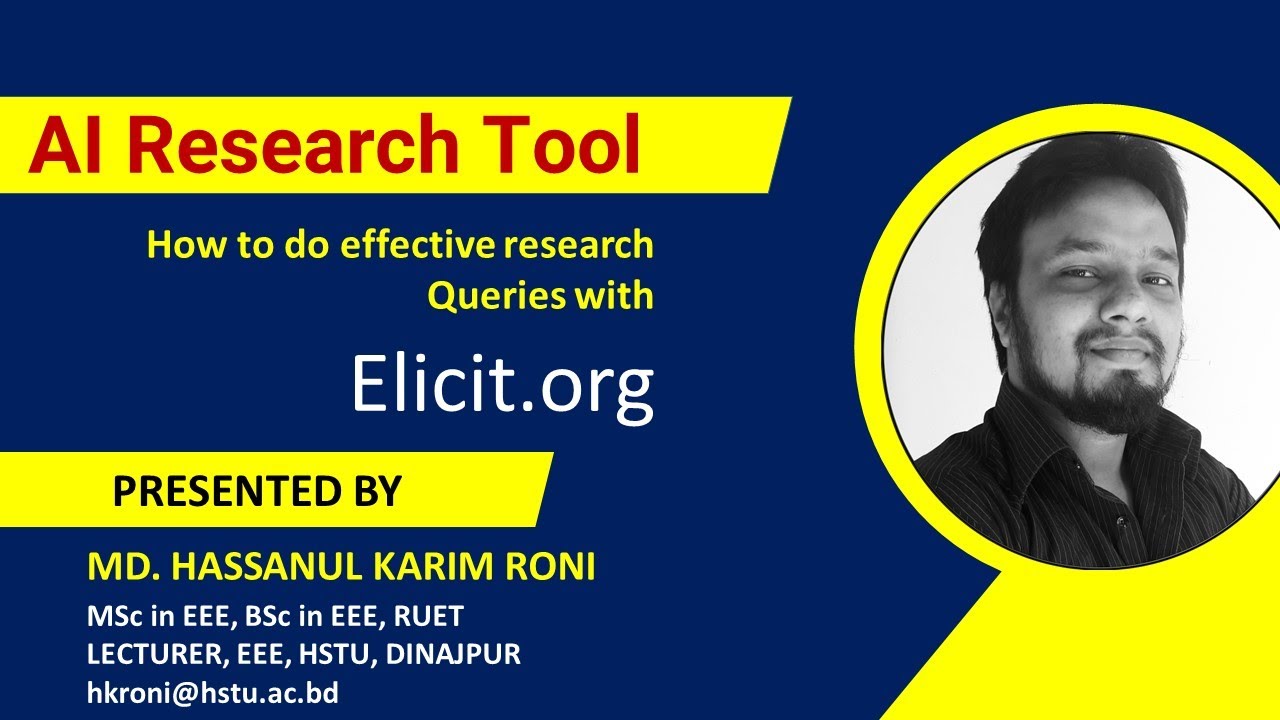 Elicit- An AI Based Research Assistant Tool (4/5⭐)