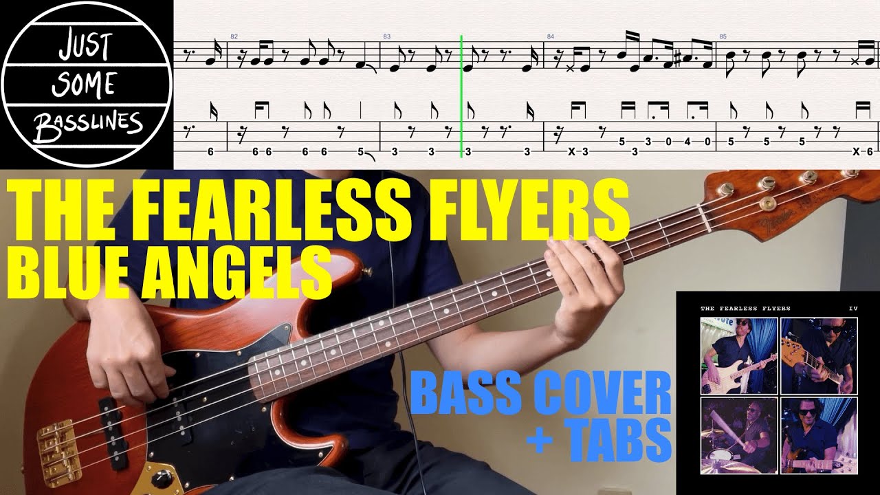 The Fearless Flyers - Blue Angels // BASS COVER + TABS
