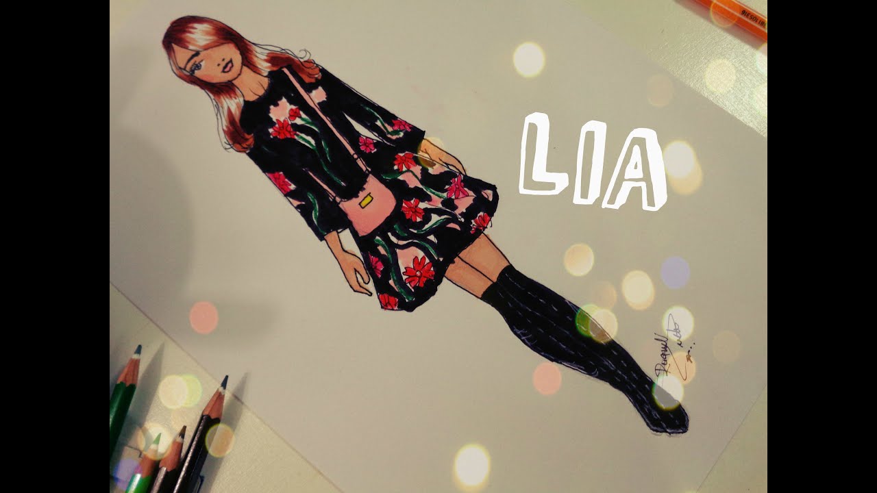 Desenho de Moda - Lia Camargo Look (JustLia)