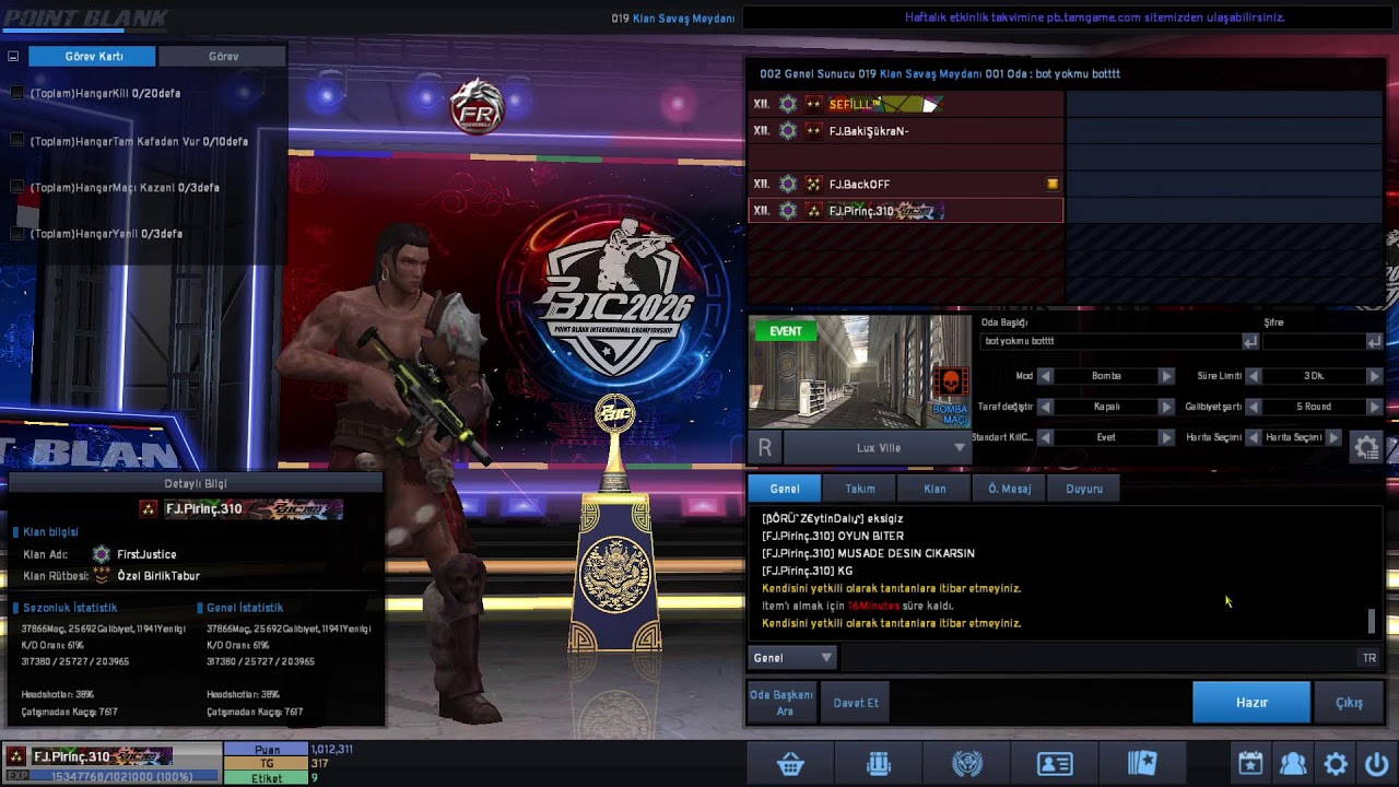 GUNLERDEN KLANN MACI FIRST JUSTICE !!
