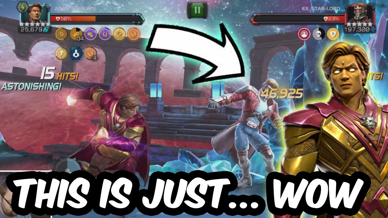 Adam Warlock is INSANE, ULTIMATE HIGH RISK HIGH REWARD GOD TIER DPS - Marvel Contest of Champions