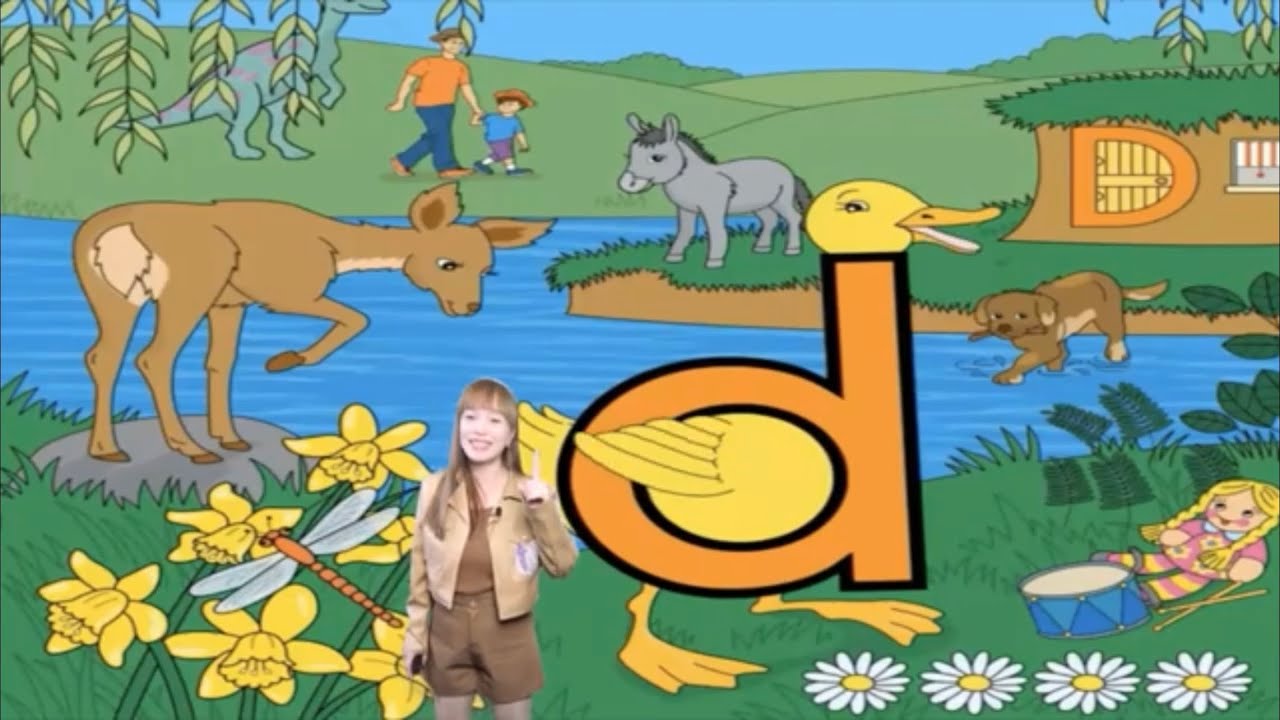 Dd Dippy Duck | Miss Ana in Letterland Episode 4