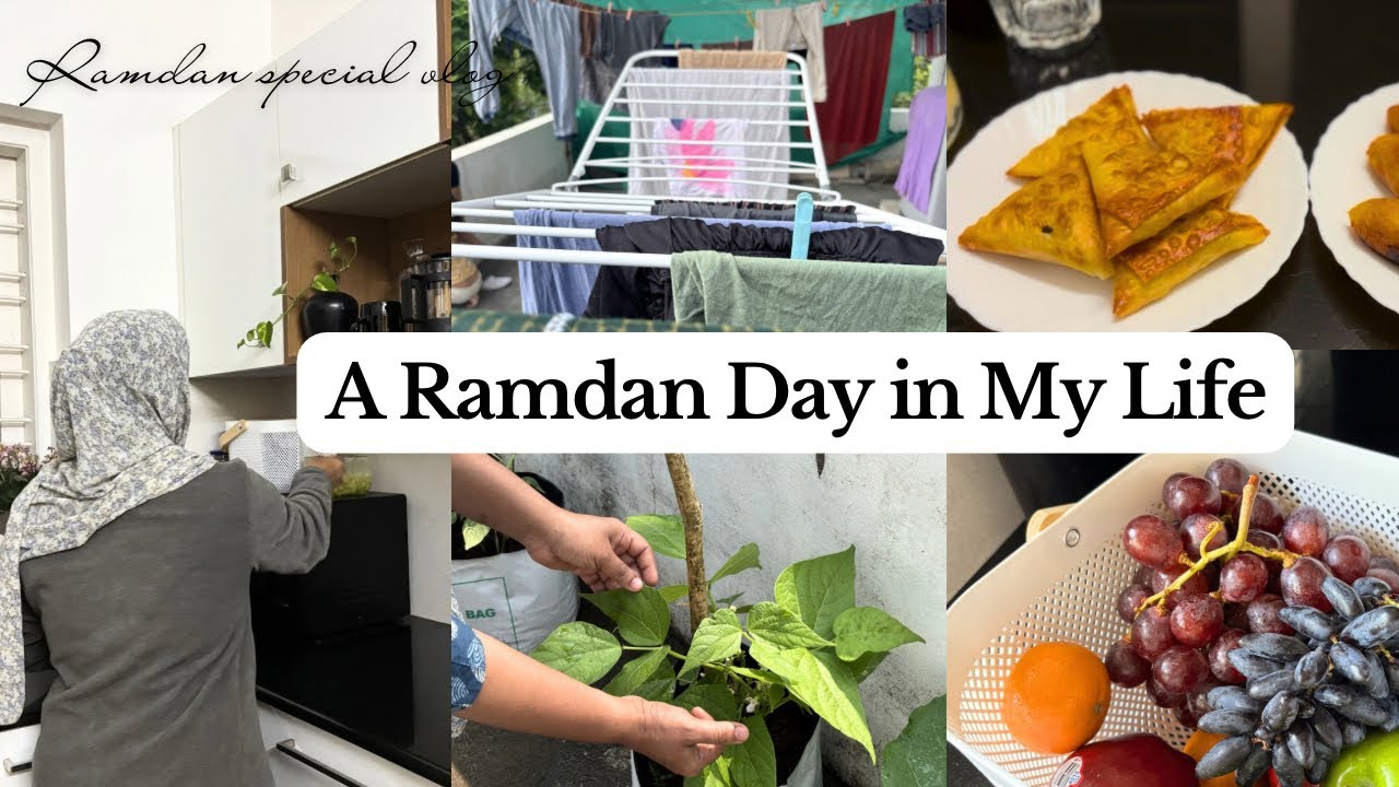 A Ramadan day in my life #cooking #cleaning #pray time #home vlog🥰#suhoor #iftar😊