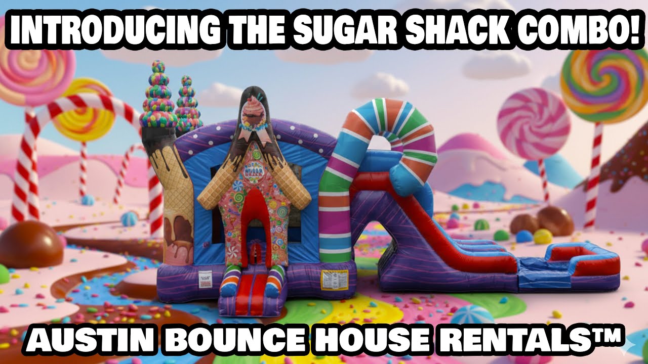 Austin Bounce House Rentals™ - Amazing Water Slide Rentals & Brand New Sugar Shack Combo!