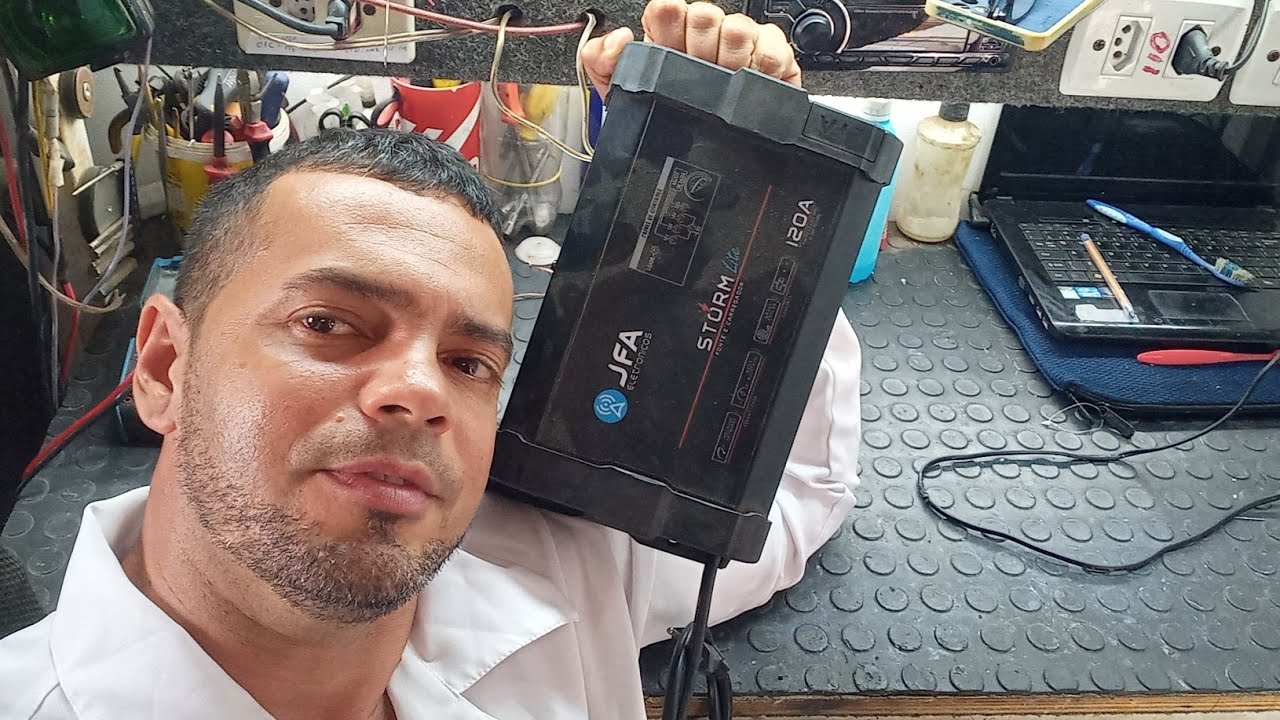 FONTE JFA STORM LITE 120A.  DEFEITO NA SAIDA.  RESOLVIDO PASSO A PASSO...