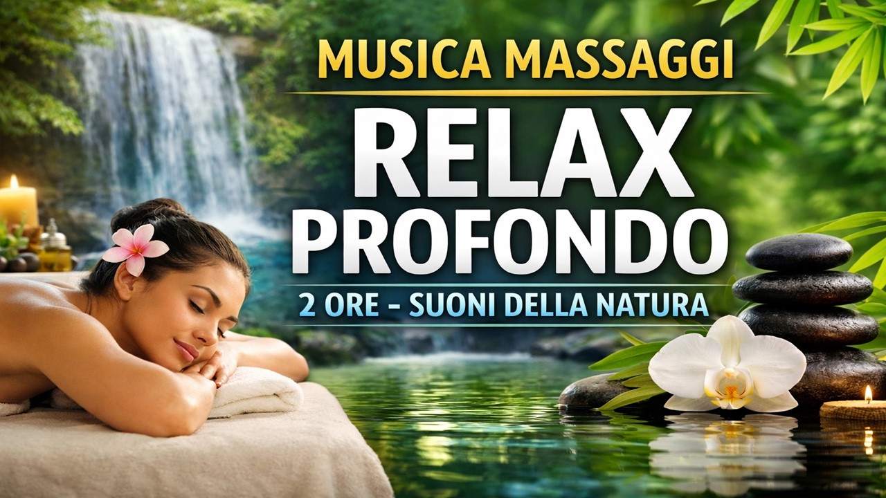 🌿 Musica Relax per Massaggi con Suoni della Natura 🌊 2 Ore di Puro Benessere e Relax Profondo