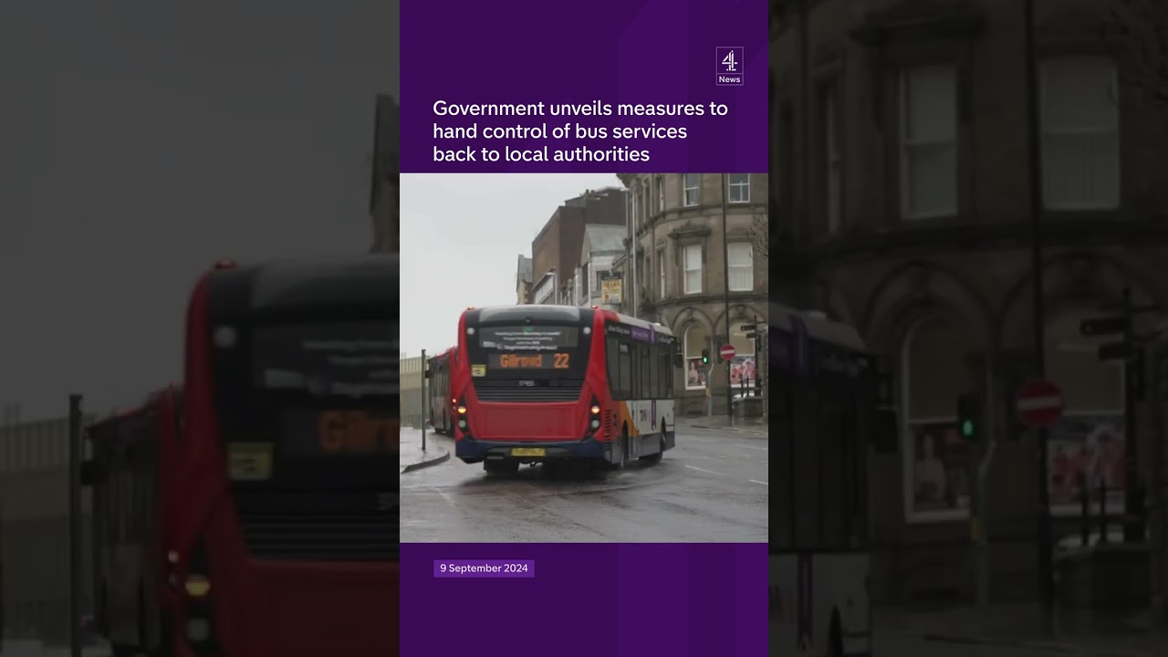Government unveils measures to hand control of bus services back to local authorities