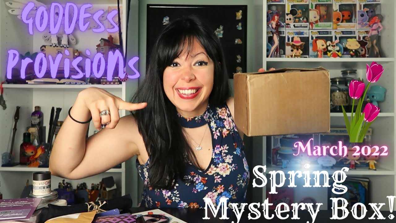 🌷GODDESS PROVISIONS | Spring Mystery Box Unboxing! | March 2022🌷