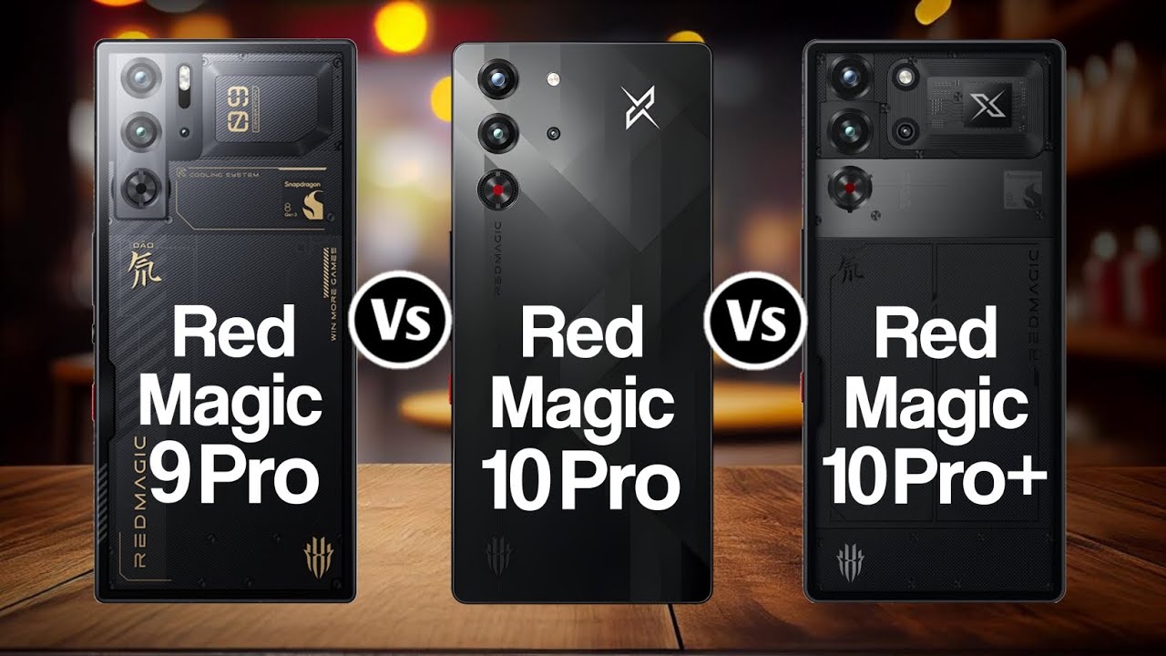 Red Magic 9 Pro Vs Red Magic 10 Pro Vs Red Magic 10 Pro+