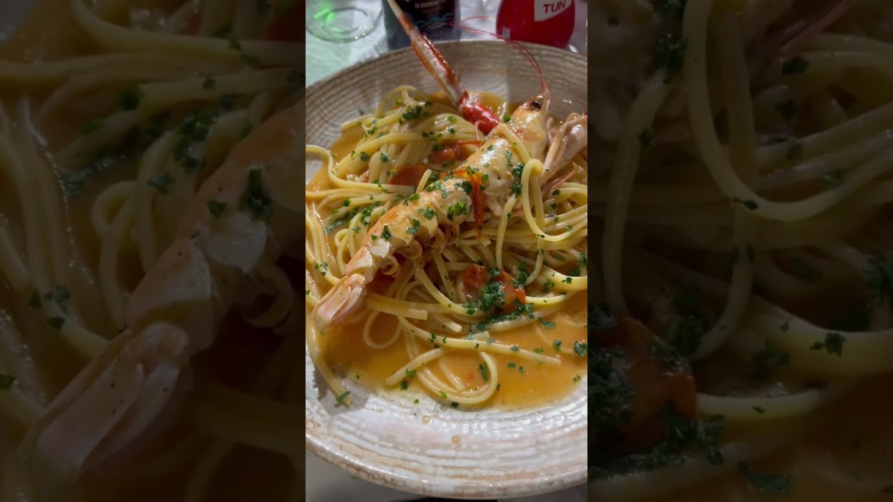 The best seafood pasta in Naples at a&rsquo;figlia d&rsquo;o marenaro 👌🏼