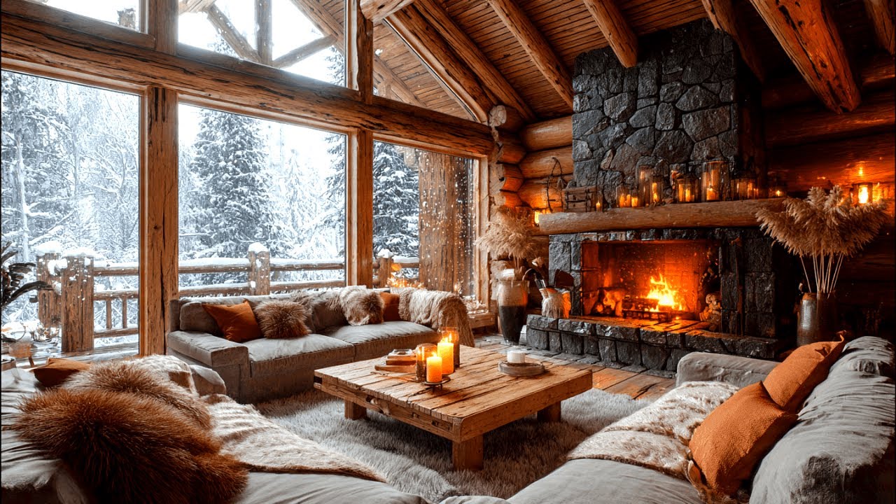 Happy Jazz & Bossa Nova Fireplace Music for Work and Study | Good Mood Vibes 31