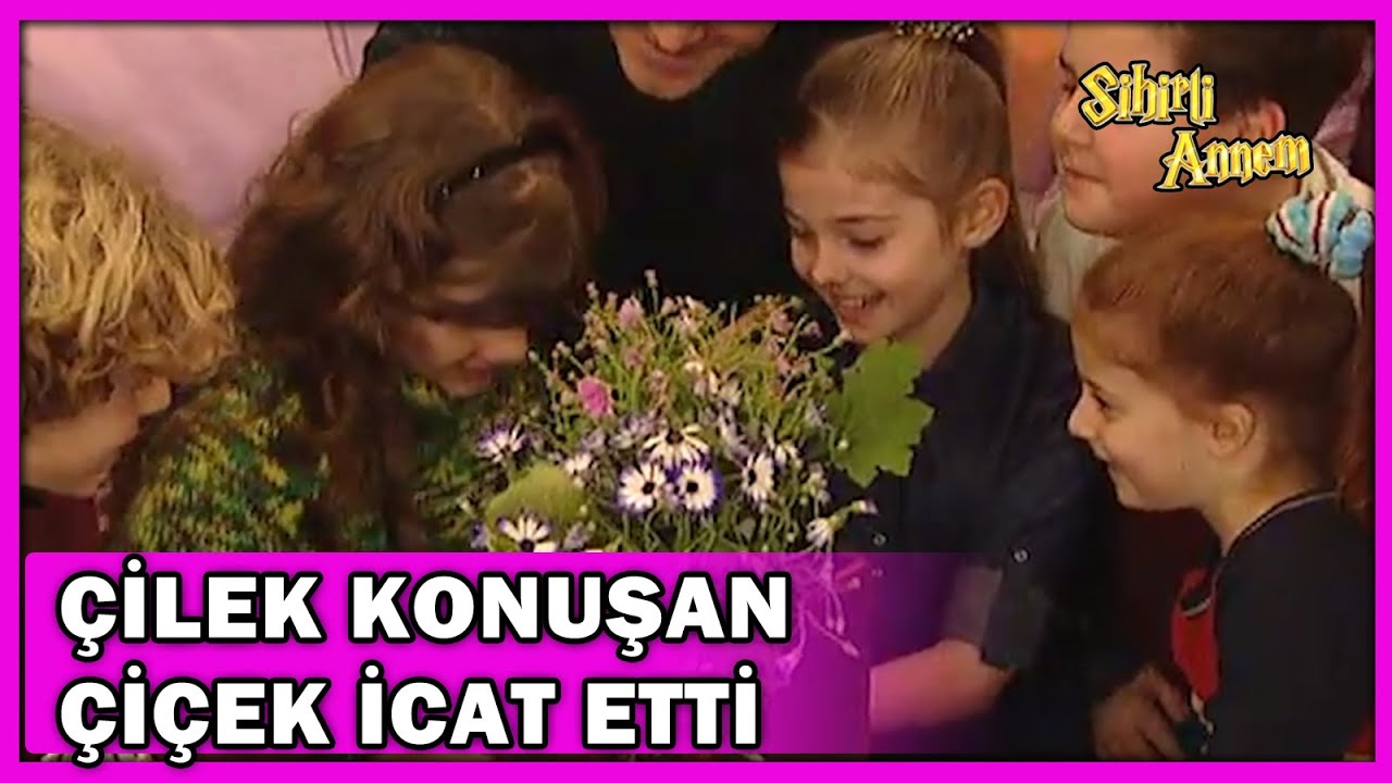 Çilek Sihir Yapmadan Konuşan Çiçek İcat Etti! - Sihirli Annem 48.Bölüm