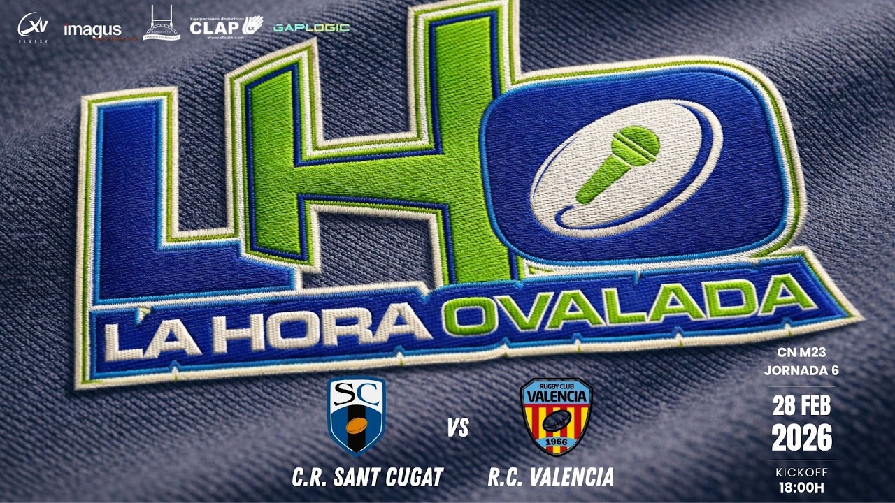 CN M23 KPMG EMERGING 🎙️ 📹  Jornada 6 🏉 C.R. SANT CUGAT vs  R.C. VALENCIA