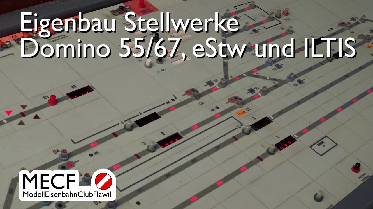 Eigenbau Stellwerke Domino 55/67, eStw und ILTIS