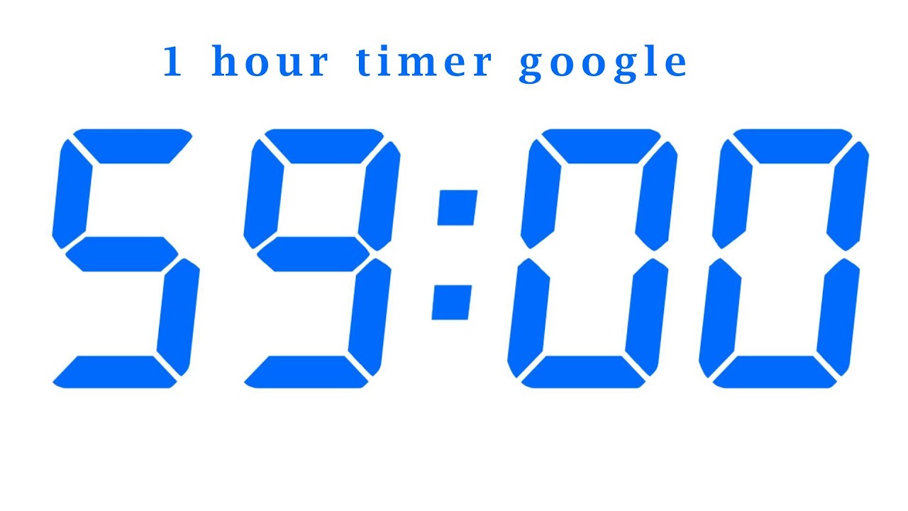 1 hour timer google