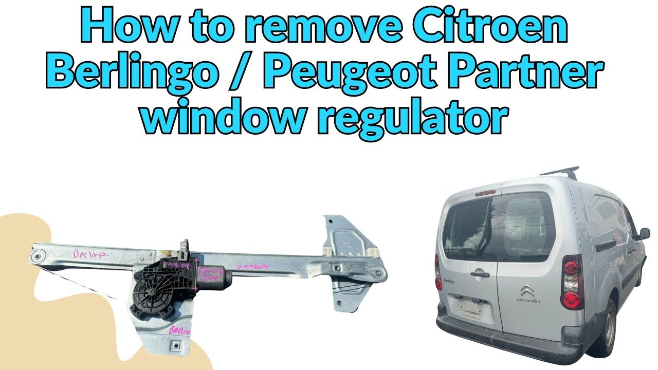 Как снять стеклоподъемник Citroen Berlingo Peugeot Partner