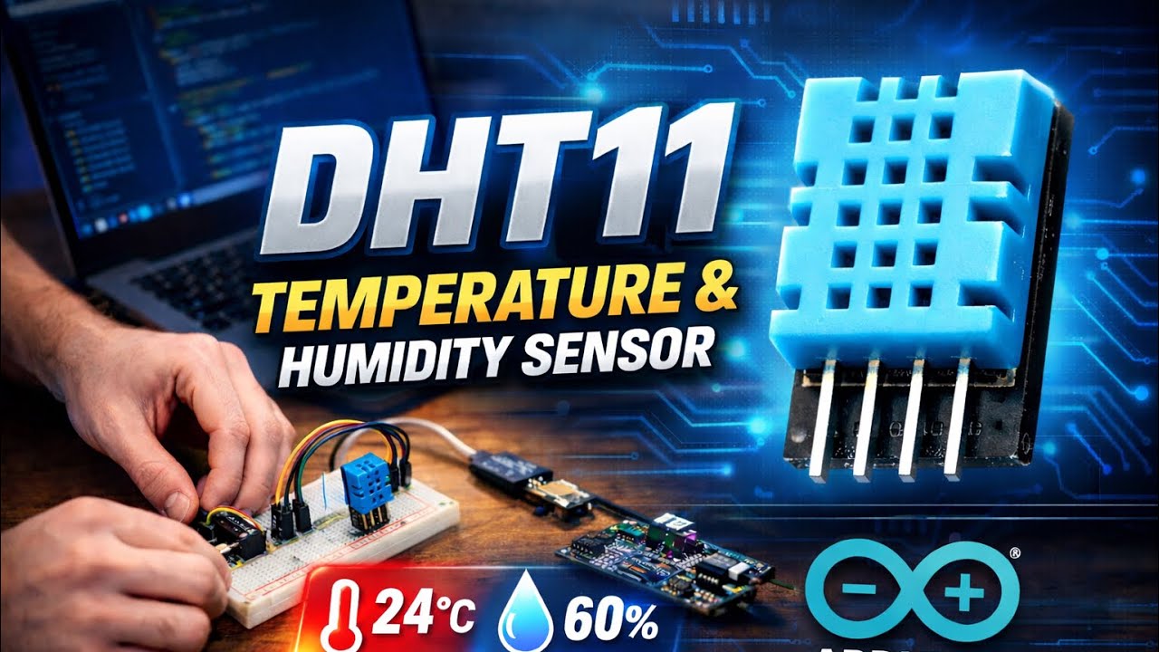 How to connect and program the DHT11 sensor with Arduino 